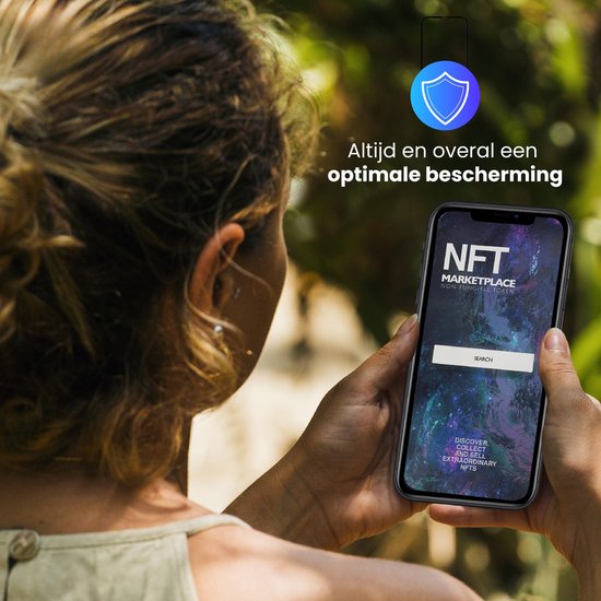 Prisma NL - iPhone 11 Pro - iPhone XS - iPhone X - Protecteur d'écran - Tempered Glass - Premium - Verre de protection - Protecteur d'écran avec bord noir - Verre Buffalo