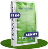 Verticuteer Mix (15kg, 450m2)- Gazon Renovatie - Gazonmeststof - Graszaad Herstel - Meststof - Herstelgazon - Bodemverbeteraar - Organifer