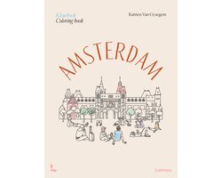 Kleurboek Amsterdam I Coloring Book Amsterdam
