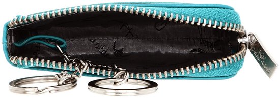 Golden Head Cuir Étui à clés Madrid Zipped Key Case Turquoise