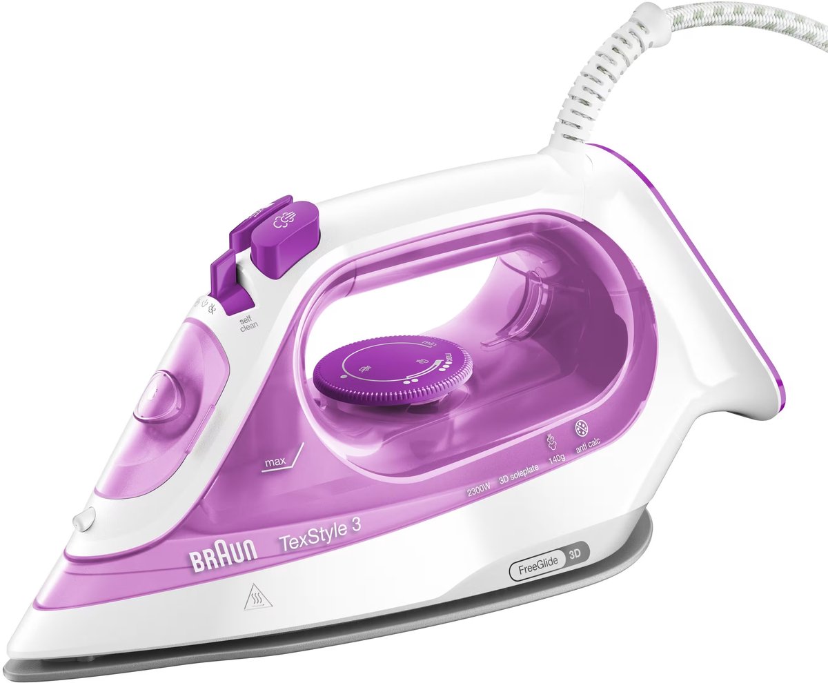 Braun stoomstrijkijzer TexStyle 3 SI3030PU