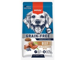 Wanpy - Hondenvoer - Droogvoer - Rund - Gezonde Spieren en Gewrichten - 1.5 kg - Graanvrij