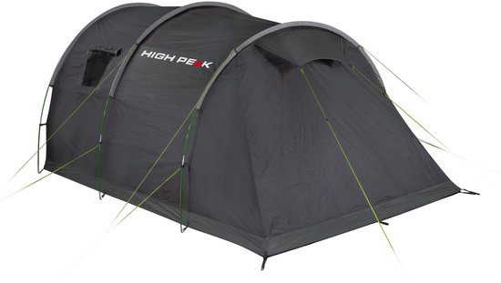 High Peak tunneltent Torri 4.0, ingenaaide tentvloer, 1,9 m stahoogte, PFC-vrij — afbeelding 2