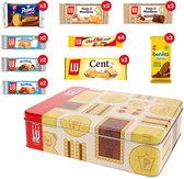 LU Festival koekjesdoos XL - koekjesmix - koek met chocolade - koekjespakket - Prince, Belvita, Cent, Cha-Cha, MiniRoulé & Petit LU - 859g