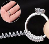 Ringverkleiner Siliconen Draad – Op Maat te Knippen – Onzichtbare Pasvorm voor Ringen van 1-3mm Breed