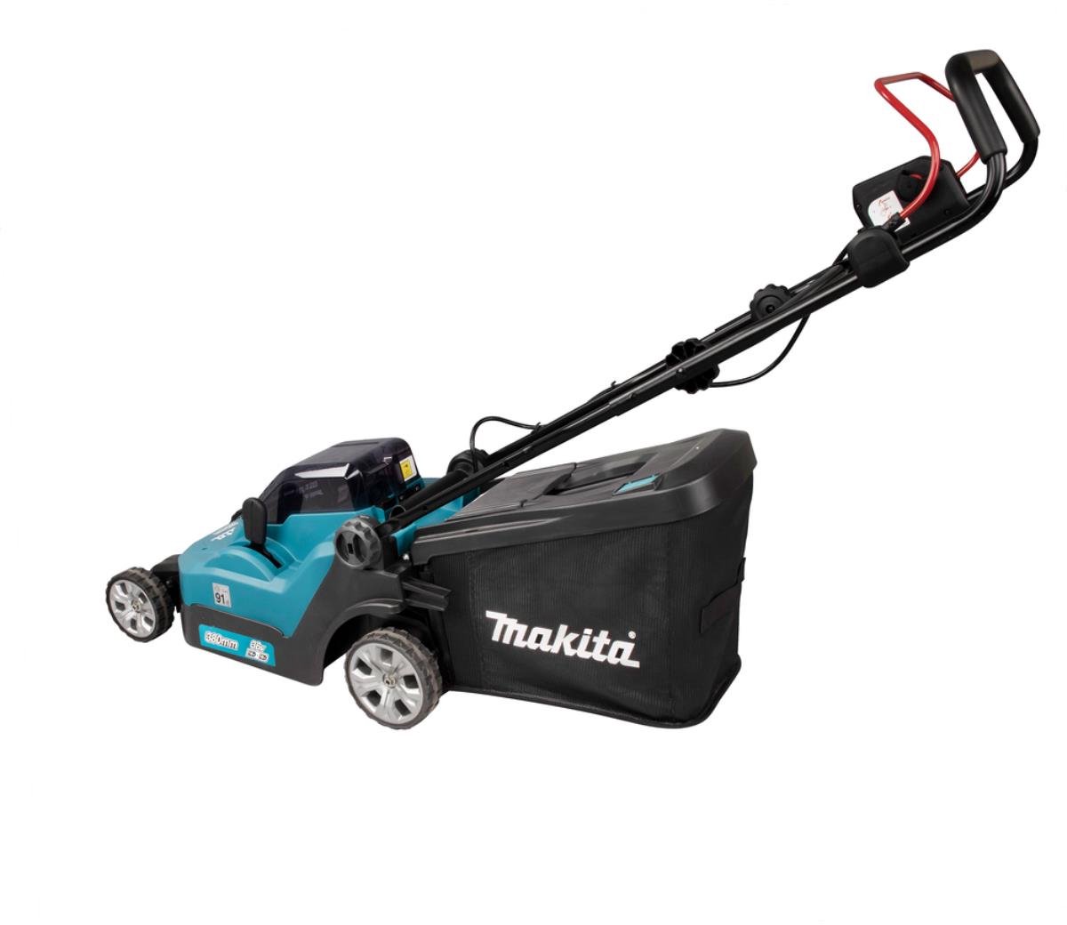 Makita grasmaaier - DLM382CM2 - 2x18 V - 38 cm - incl. 4,0 Ah accu (2 st) en duolader – foto 6