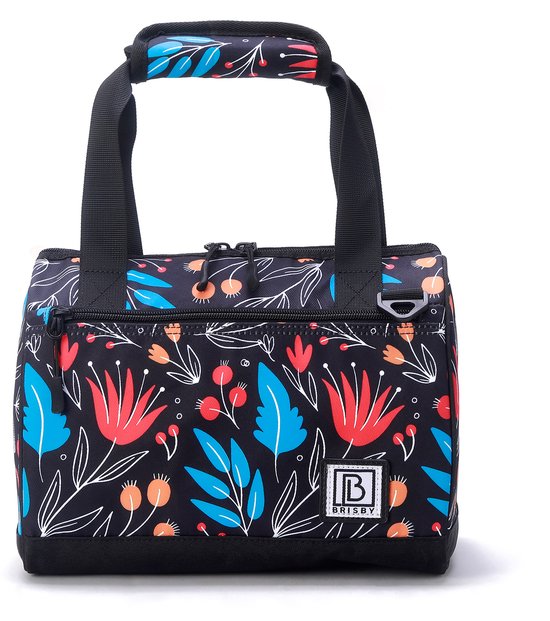 Brisby 4 Laags Geïsoleerde Koeltas - Lunchtas 10 Liter - Night Flower van Brisby — afbeelding 4