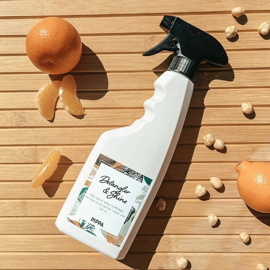 PIPPA Antiklitspray voor Dieren - Detangler & Shine - 500ml - 100% Natuurlijk - Plakt niet