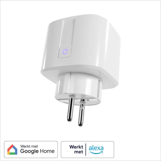 HBN Smart Wifi-stopcontact, set van 4, Smart Home wifi-stopcontact met