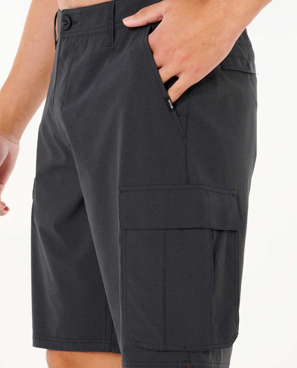Rip Curl Boardwalk Classic Surf Cargo Washed Zwart