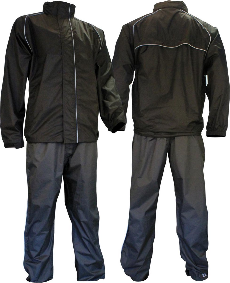 Ralka Comfort Regenpak - Volwassenen - Unisex - Maat XXL - Zwart
