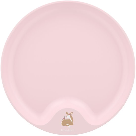 Mepal Mio kinderbord Little Dutch - Magnetronbestendig - Met greep - Kinderservies - Fairy Garden