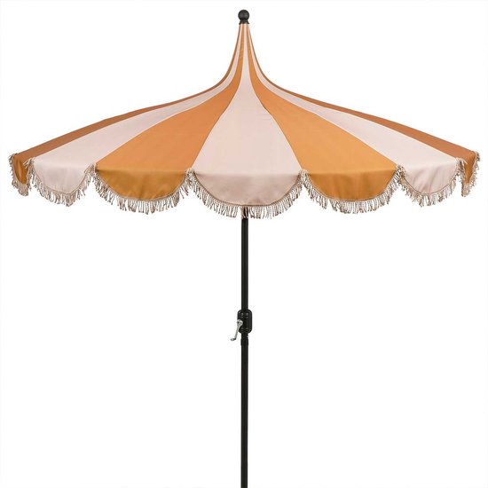 In The Mood Collection Rissy Parasol – H238 x Ø220 cm – Bruin