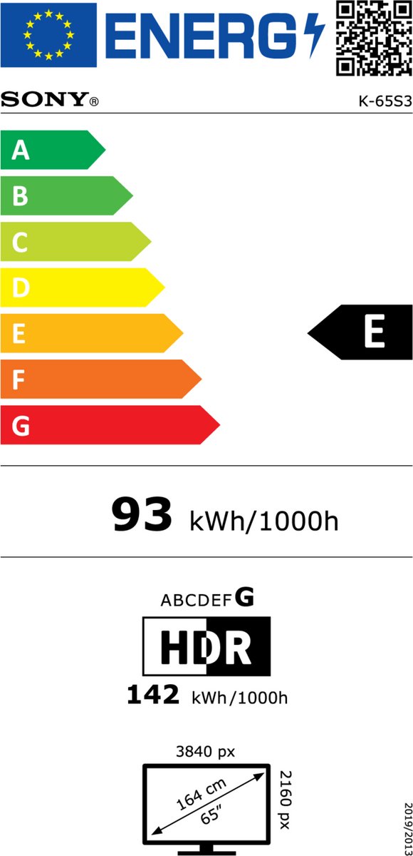 Sony Bravia 3 65 inch 4K LED TV - afbeelding 2
