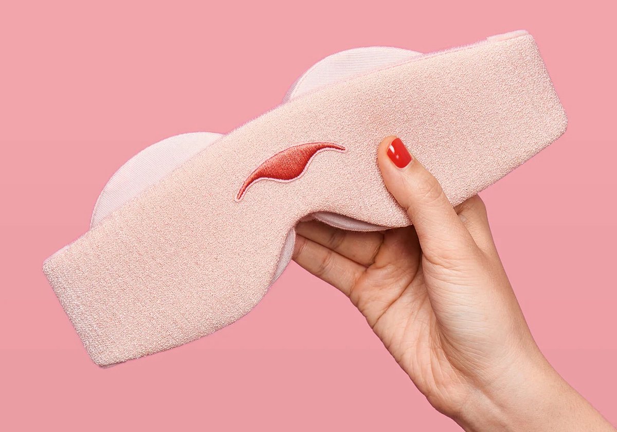 Manta Sleep Mask - Slaapmasker - Sunrise Pink Limited Edition - 100% verduisterend - Zeer comfortabel - Geen druk op ogen/oogleden - Volledig verstelbaar voor een perfecte pasvorm - Zacht en ademend materiaal — afbeelding 6