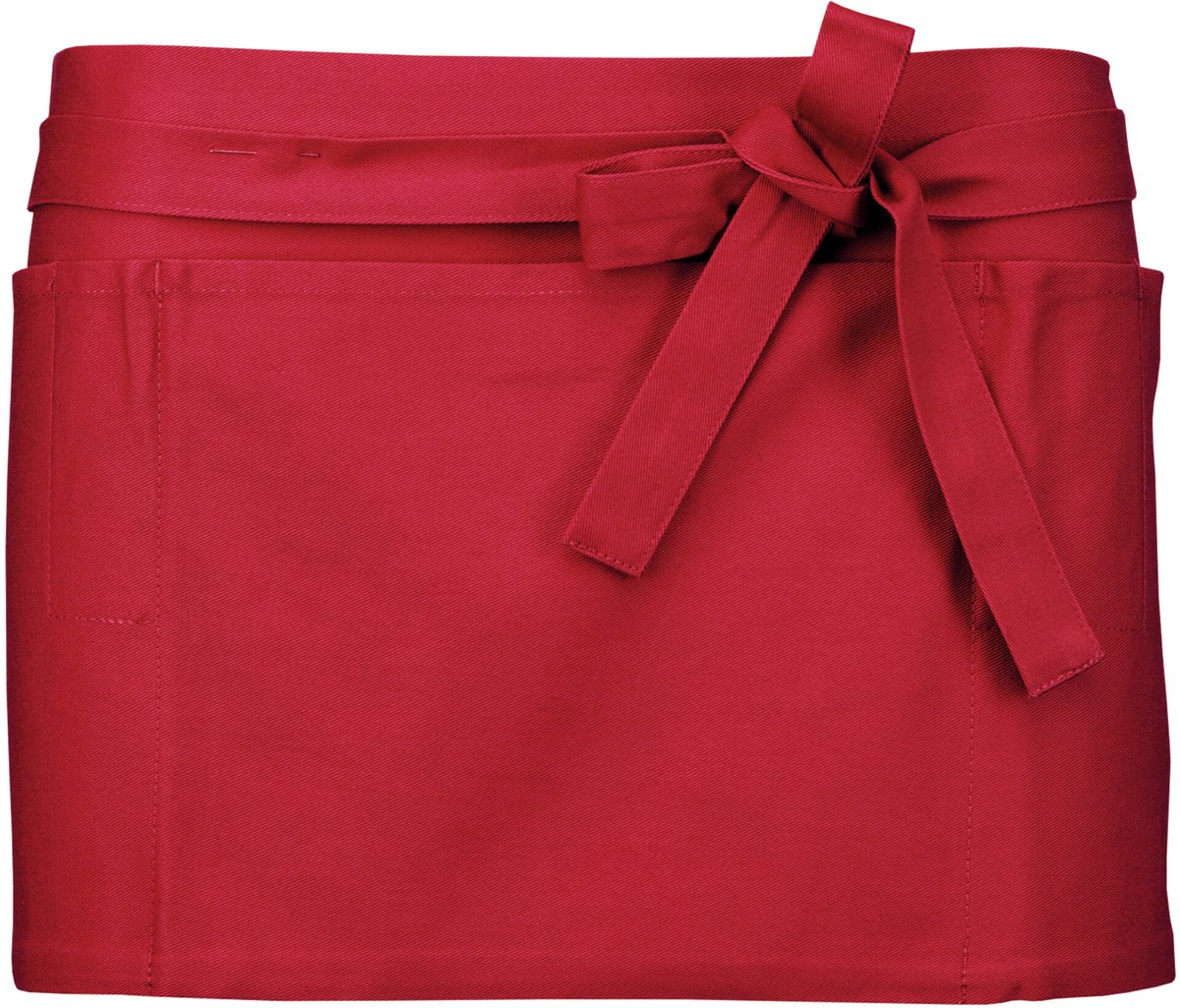 Schort/Tuniek/Werkblouse Unisex One Size Kariban Red 100% Katoen
