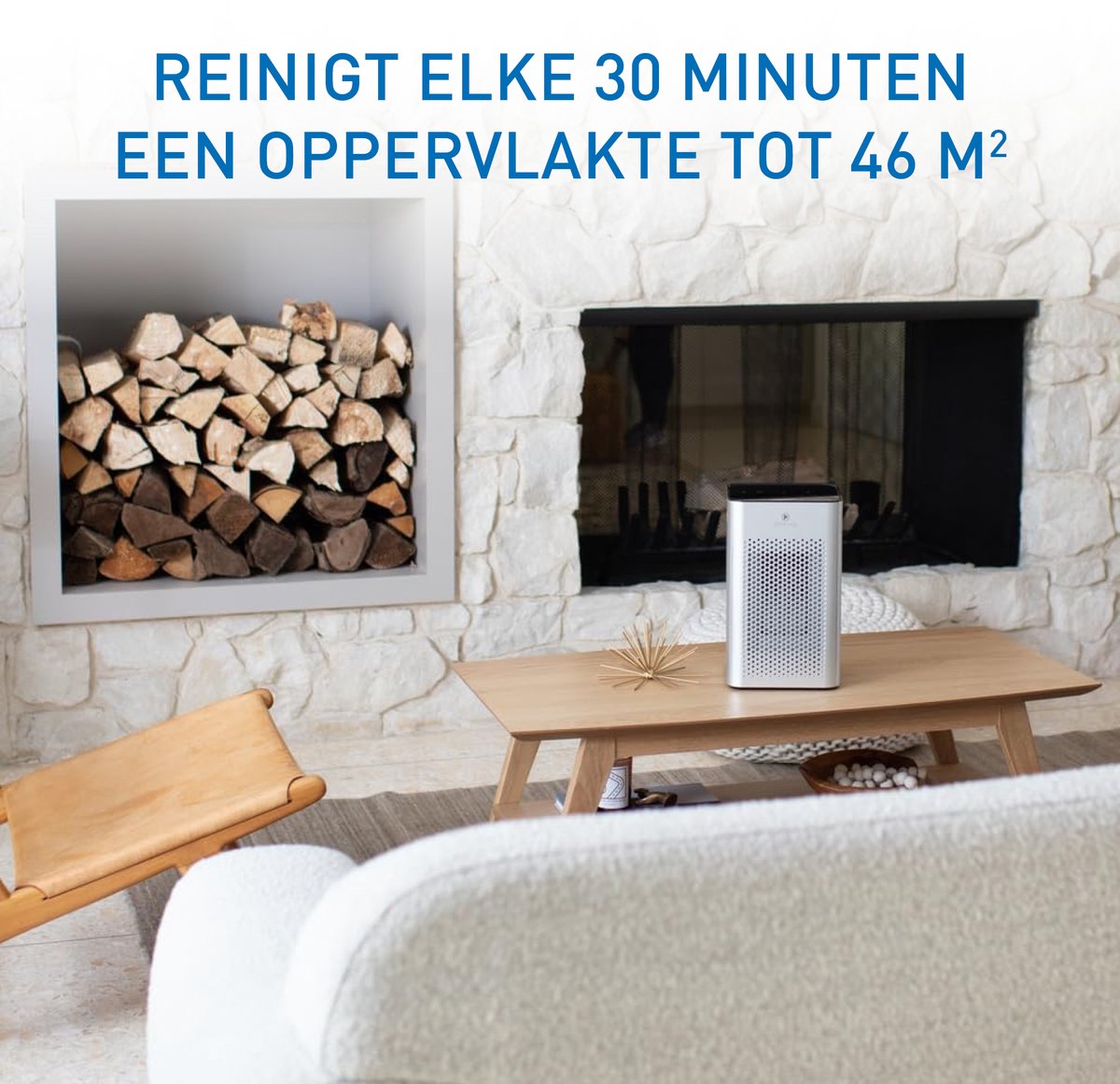 Medify Air MA-25 Luchtreiniger – 170 m³/u Air Purifier – HEPA H13 Filter & Touchbediening – Nachtmodus – Luchtfilter tegen Hooikoorts, Allergieën & Huisstofmijt – Zilver — afbeelding 2