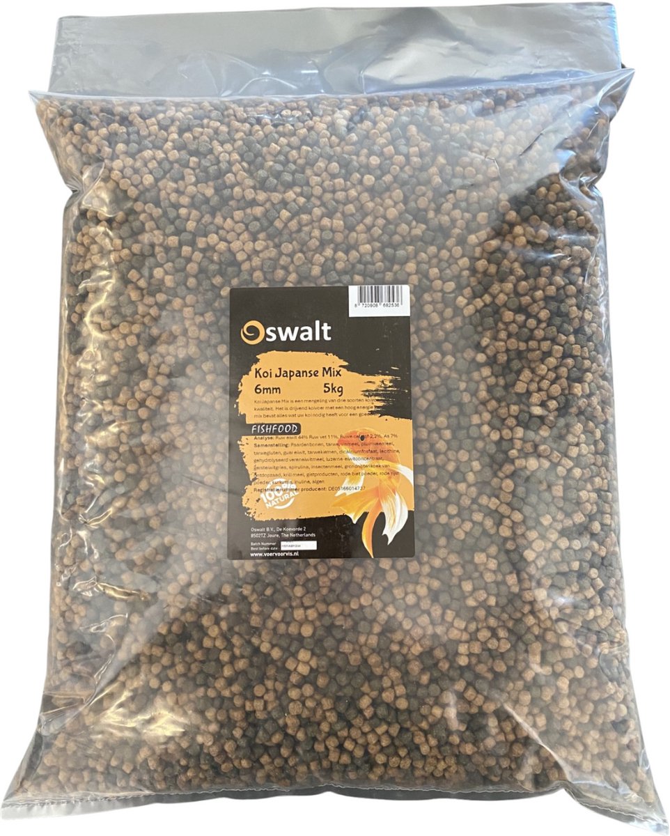 Oswalt Japanse Mix - Koivoer - 5kg - 6mm