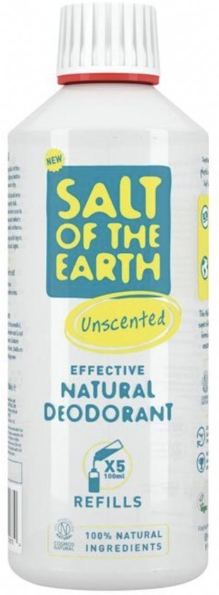 Salt of The Earth Unscented Natural Deodorant Refill 500ml | bol