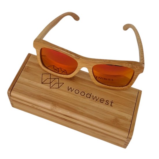 WOODONLY Aviator Houten Gepolariseerde Zonnebril - Mode Stijl Houten Zonnebril met Bamboe Etui voor Heren en Dames Perfect Geschenk (Walnoot WOODONLY Aviator Houten Gepolariseerde Zonnebril - Mode Stijl Houten Zonnebril met Bamboe Etui voor Heren en Dames Perfect Geschenk (Walnoot