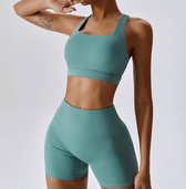 Gymcherries Julia Sport Short Pistachio Groen - M