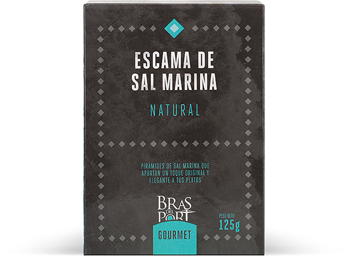 Polasal Zeezout Vlokken – Natuurlijk Gourmet Zout uit Spanje – Mediterraans – 125 g