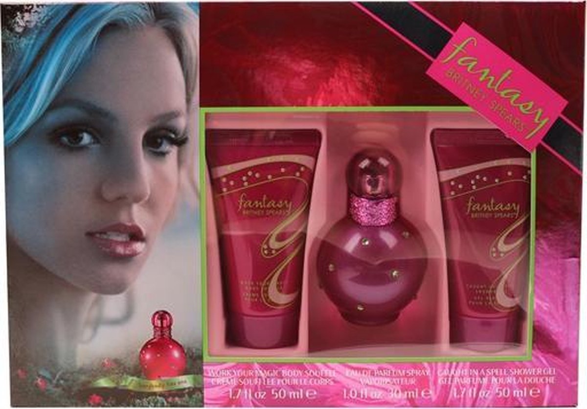 Britney Spears Fantasy - 3 delig - Geschenkset