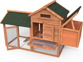 Bol.com Kippenhok Kunststof - Hok Voor Kippen - Kippenhok - 152 x 62 x 92 aanbieding