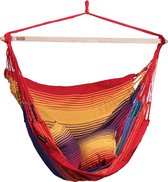 Hangstoel Tweepersoons 'Refresh' Rainbow (Rood) | Bijpasende opbergtas | 200 KG | Handgemaakt in Colombia | 1% For The Planet | Tropilex