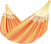 Hangmat Eénpersoons 'Dream' Orange (Oranje) | Bijpasende opbergtas | 120 KG | Handgemaakt in Colombia | 1% For The Planet | Tropilex