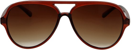 Spectrum Zonnebril Vintage Piloot Gradient Bruin Dames van Merkloos — afbeelding 2