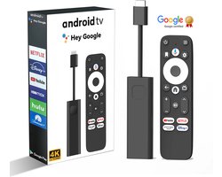 Dcolor GD1 Chromecast - 4K Ondersteuning - Google Gecertificeerd - Google Assistant