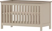 Born Lucky ® Baby Bed / Ledikant Geneve 60x120 cm Verstelbare Bodem - Clay