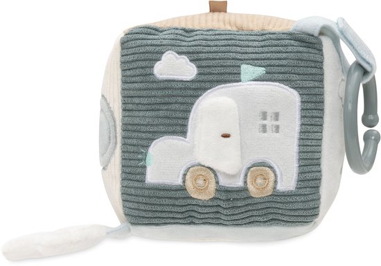 Jollein Baby Activiteitenkubus - On The Go - Polyester - Sensorisch Speelgoed van Jollein — afbeelding 3
