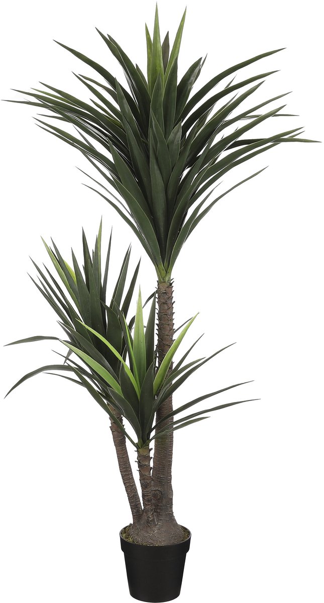 Mica Decorations Yucca Kunstplant - H160 x Ø80 cm - Groen