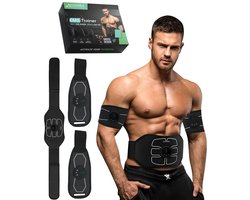 Activora EMS Trainer - Inclusief Armspieren trainer - Buikspiertrainers elektrisch - Ab trainer - Buiktrainers - Tens apparaten - Spierstimulator - Zweetband buik - Afslankband