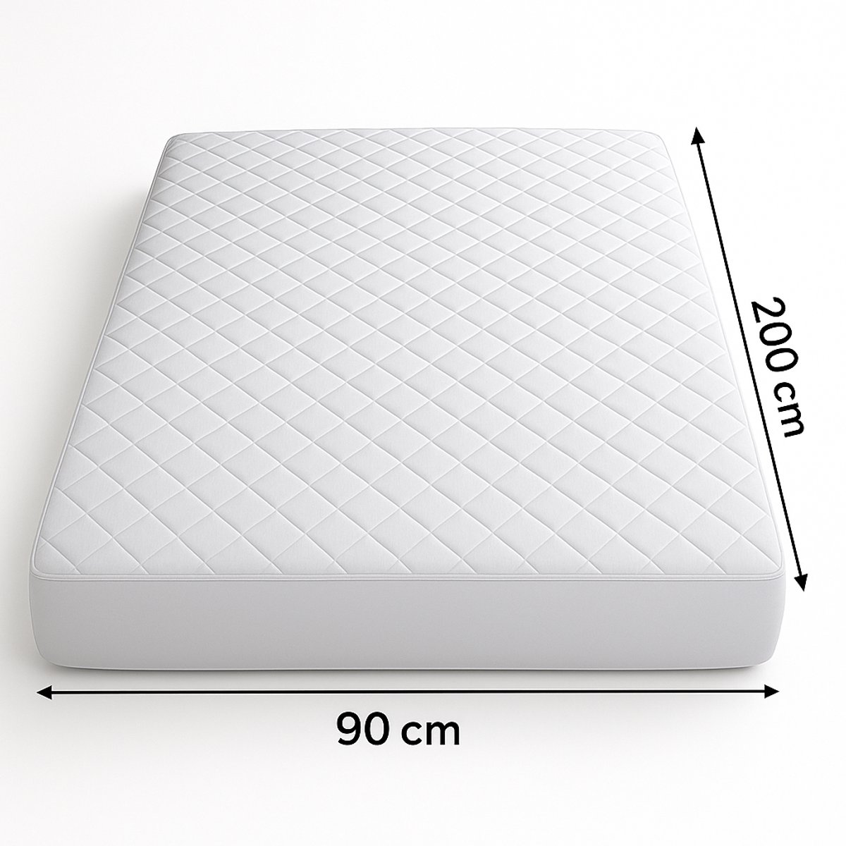 Decoware Waterdichte Matrasbeschermer – 90x200 cm – Ademend & Anti-Allergisch – Beschermt tegen Vlekken en Huisstofmijt