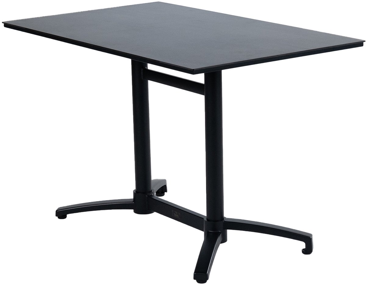 Inklapbare terrastafel Gent 120x70cm | Black