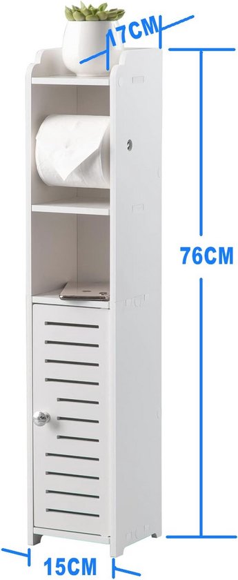 AOJEZOR Toiletpapierhouder, verchroomde toiletpapierhouder achter