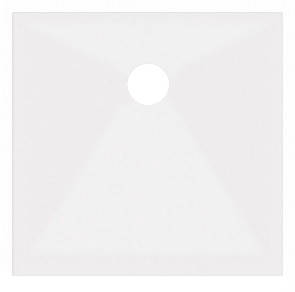 Allibert DIAM douchebak 90×90 glanzend wit