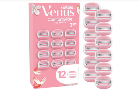 Gillette Venus Comfortglide Spa Breeze Scheermesjes voor Vrouwen - 12 navulmesjes