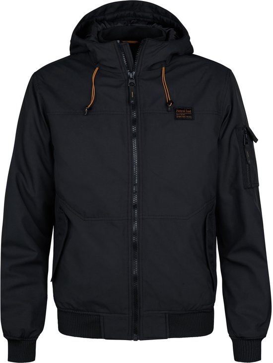 Petrol Industries - Heren Bomber Jas Oregon - Zwart - Maat XL
