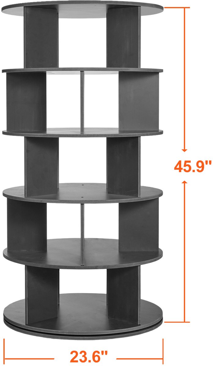 Étagère à Chaussures Rotative 4 Niveaux - 360°, Capacité 16 Paires - Rangement Vertical Pour Placard, Entrée - 3
