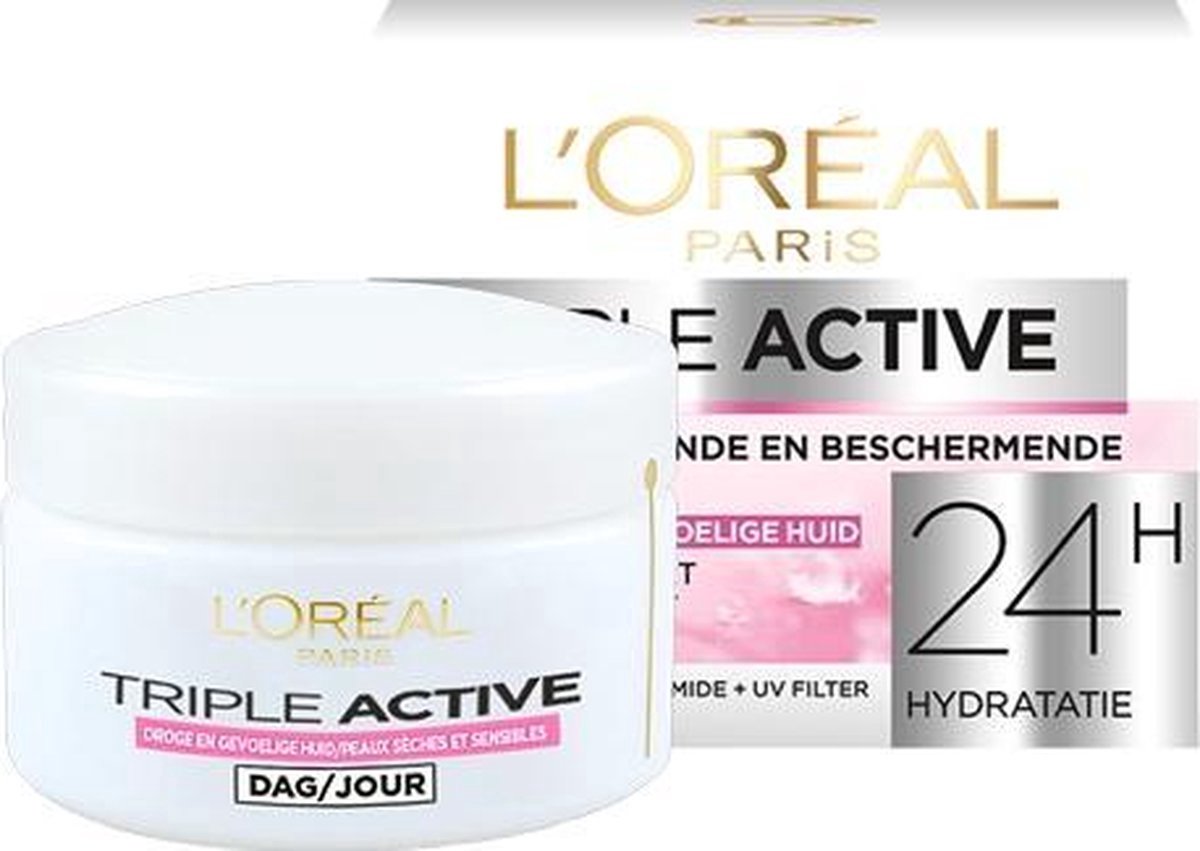L’Oréal Triple Active Creme Für Trockene Haut ? Produktbild-Vorschau 4