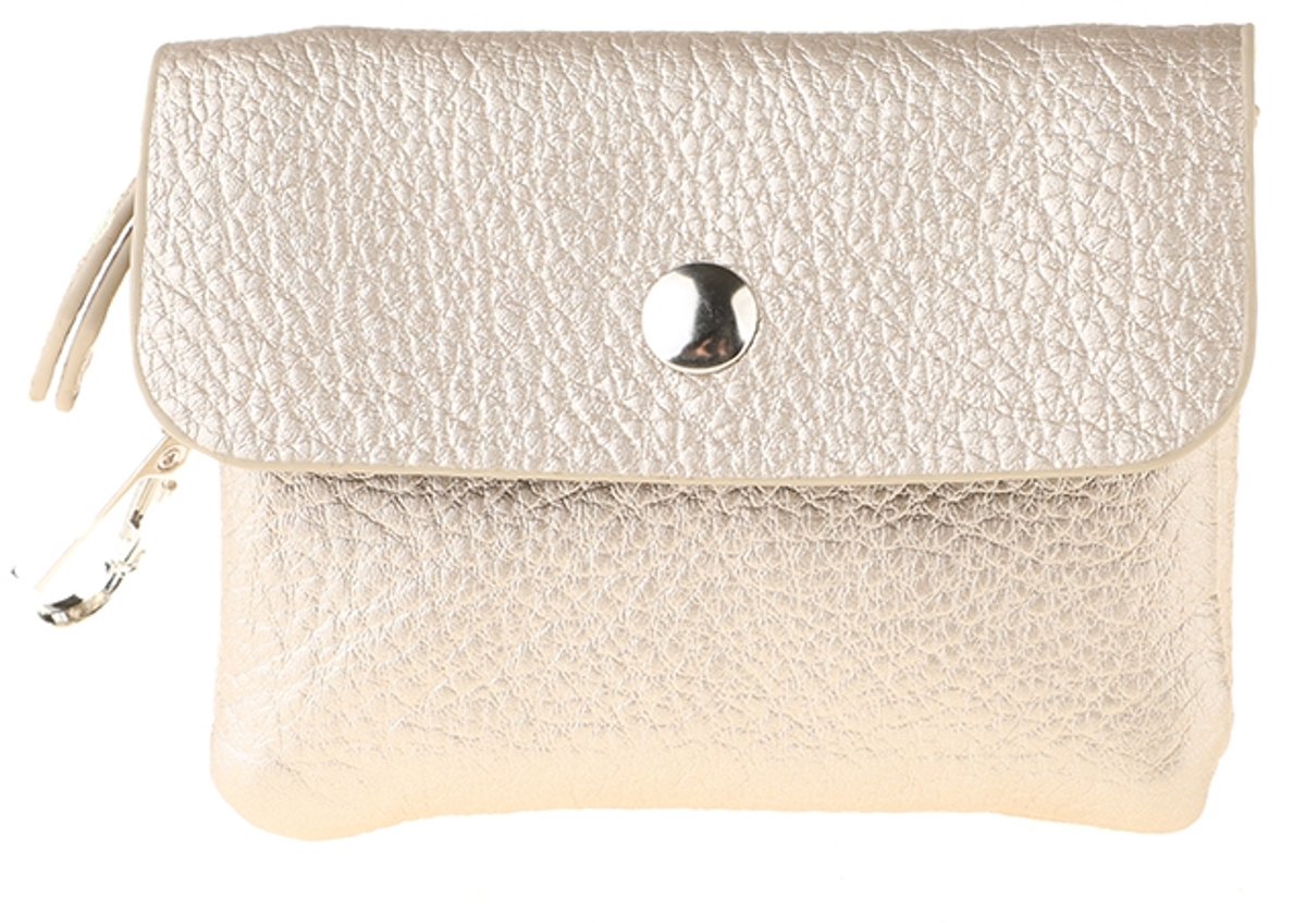 Champagne portemonneetje Kyra-dames-cadeau-trendy-moederdag-sinterklaas-kerst