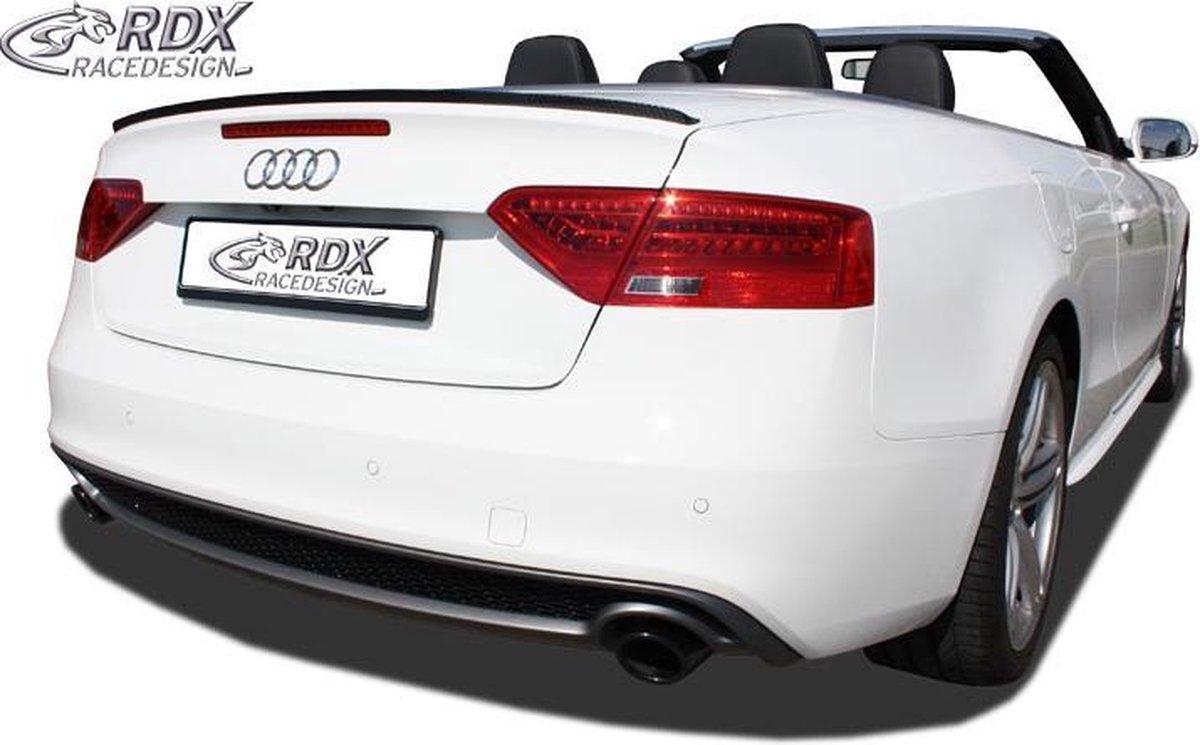 RDX Racedesign Achterspoilerlip Audi A5 Coupé/Cabrio/Sportback incl. Facelift (ABS)