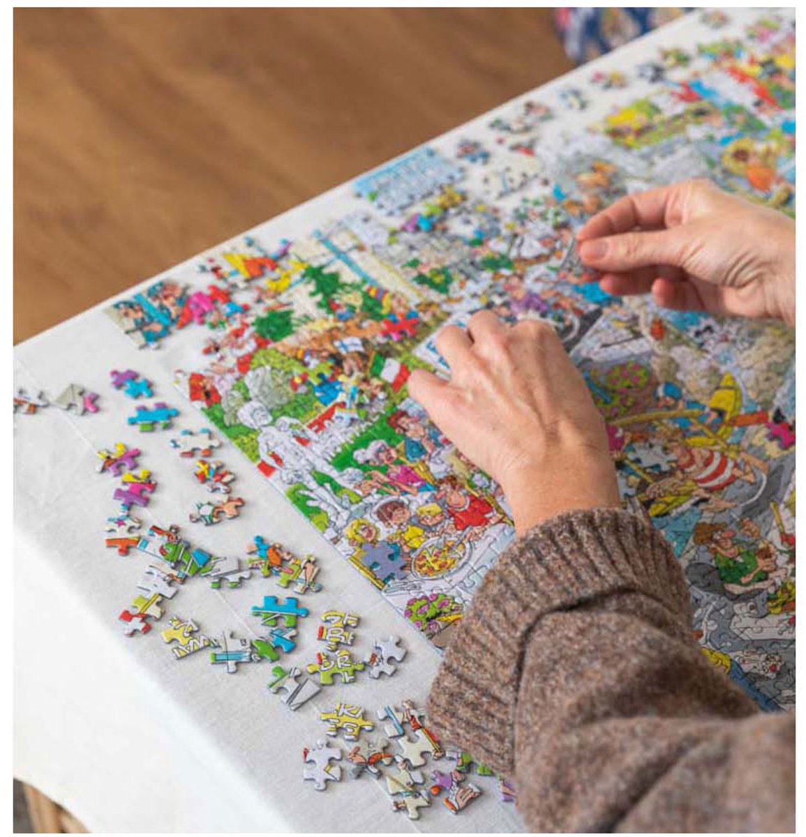 Jan van Haasteren - De Sluizen - 1000 stukjes puzzel - Legpuzzel — afbeelding 8
