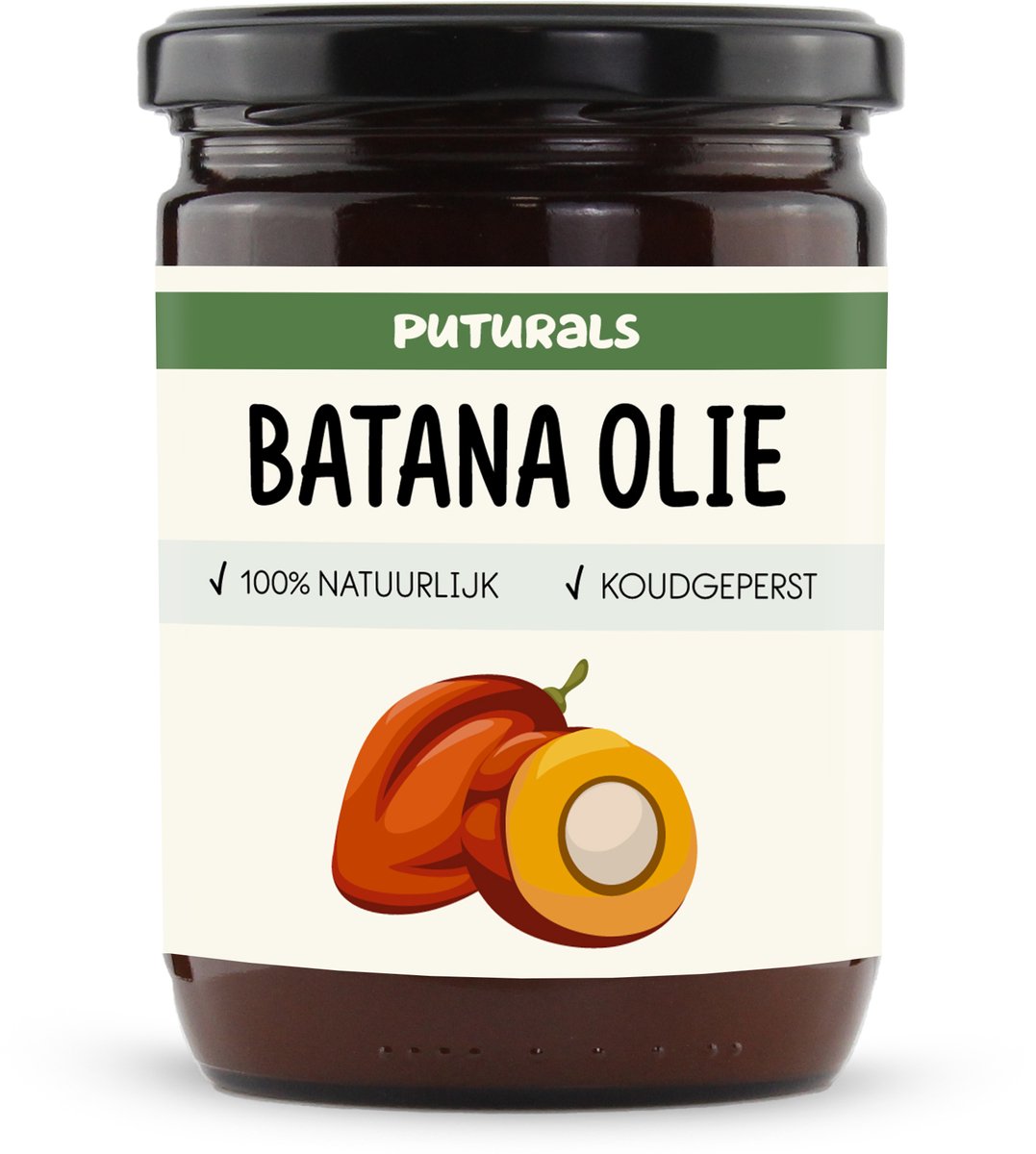 Puturals Batana Oil 100% Natuurlijk - 400gr - Batana Olie voor Haargroei - Puur en Vegan