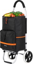 Eskey Boodschappentrolley met koelvak - Opvouwbaar - 50L - Boodschappenwagen - Waterdicht - Reflectoren