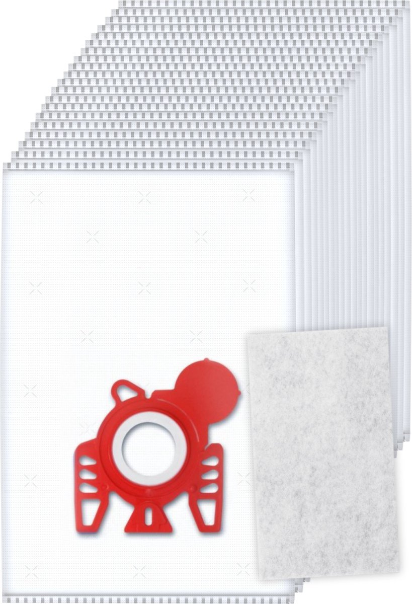 Dparts 20x Dparts stofzuigerzakken geschikt voor Miele FJM - met motorfilter - HyClean 3D Efficiency - Complete C1 - Compact C1 C2 - S6000 - S4000 - S700 - S500 - S300i - S290 - S241 - MI30
